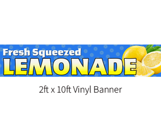 Classic Lemonade Banner - Blue