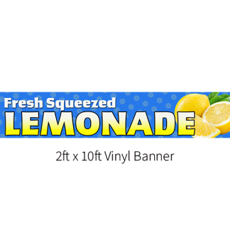 Classic Lemonade Banner - Blue