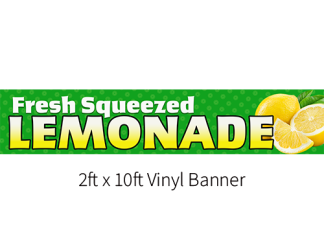 Classic Lemonade Banner - Green