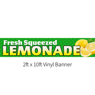 Classic Lemonade Banner - Green