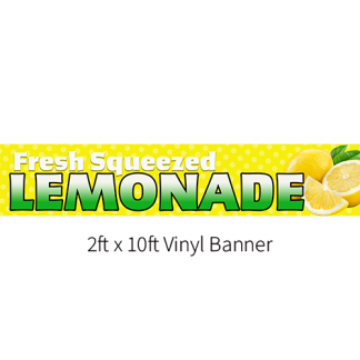 Classic Lemonade Banner - Yellow